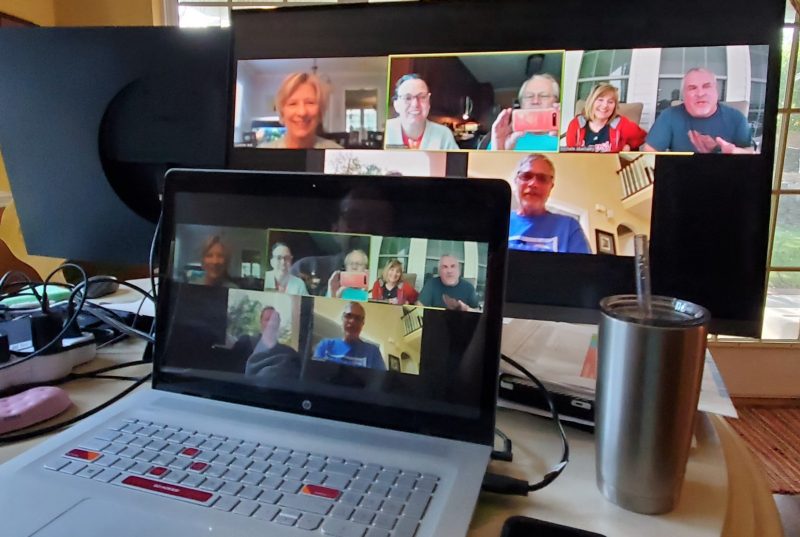 Alumni chapter hosts a remote event on Zoom