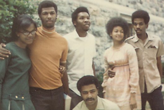A group of Black Alumni from the 1970s