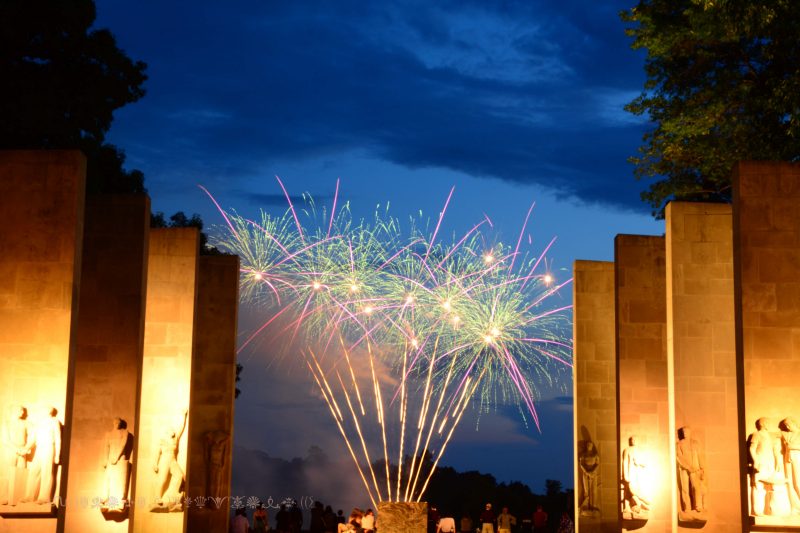 Fireworks at Reunion 2018