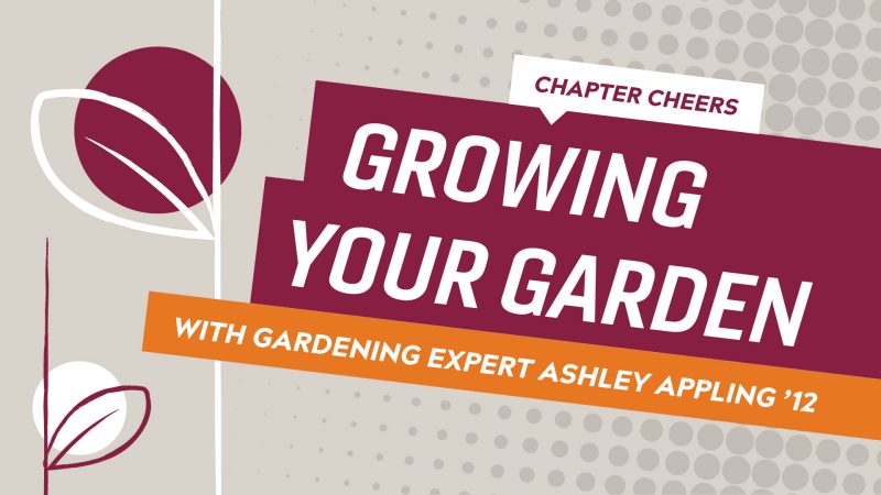 Chapter Cheers: Growing Your Garden