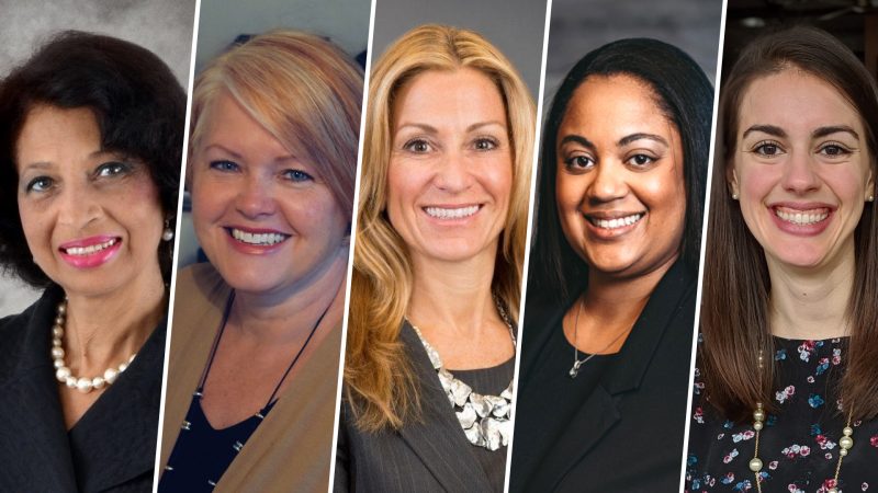 headshots of speakers for women's panel