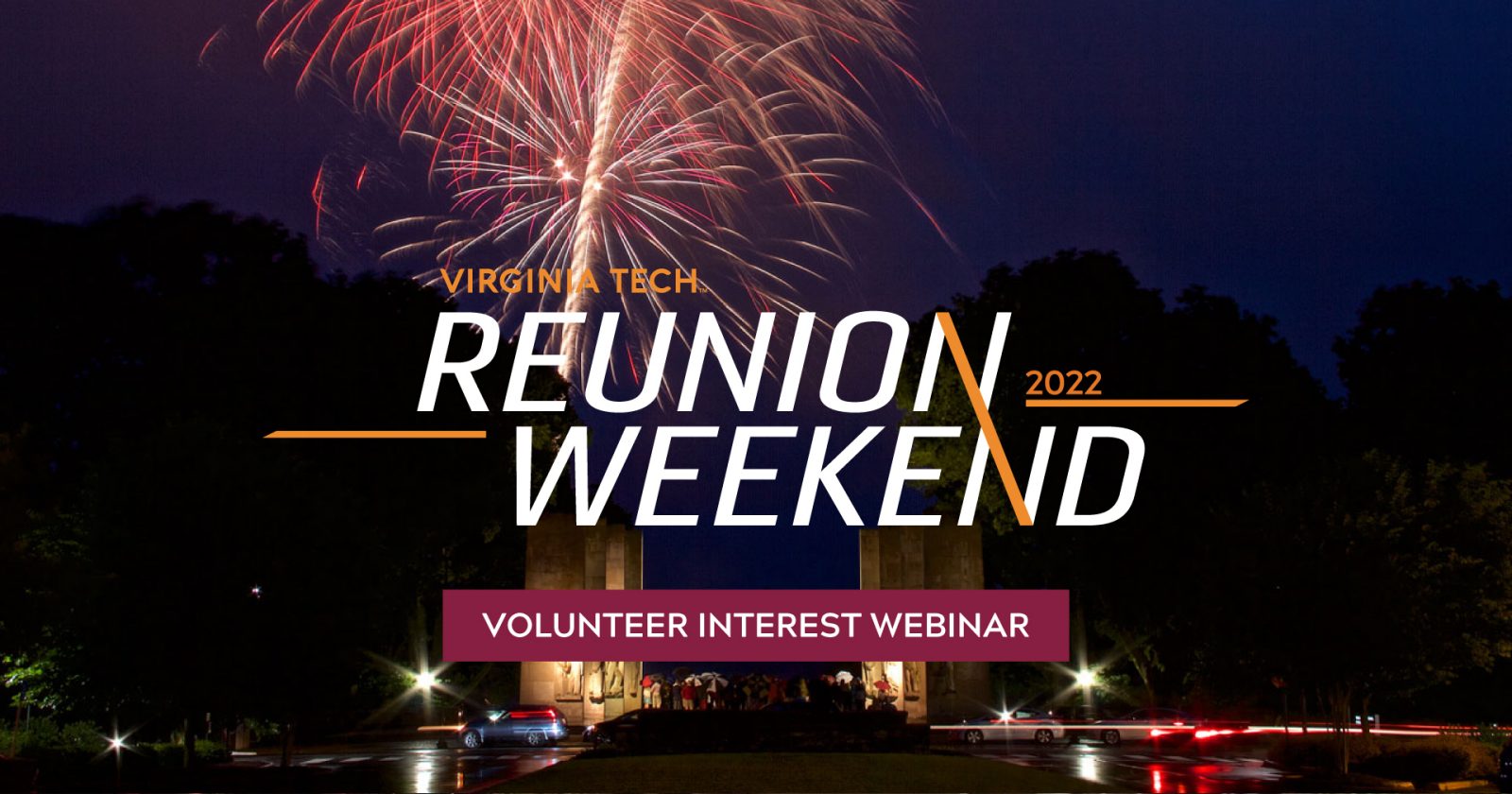 Reunion Weekend Webinar Alumni Relations Virginia Tech