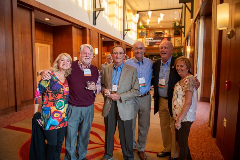 group of Hokie alumni smiling