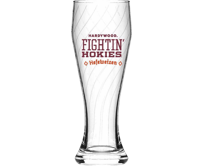 Fightin Hokies Hefeweizen glass