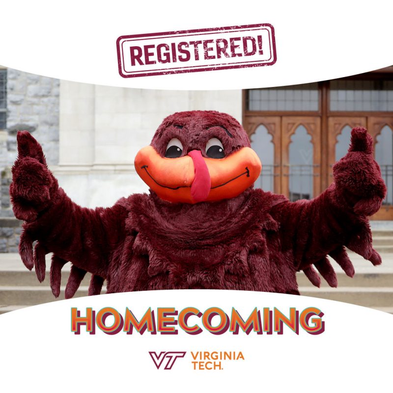 Registered for Homecoming