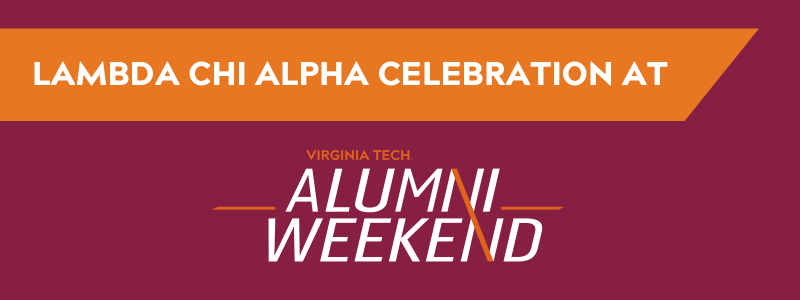 Lambda Chi Alpha Celebration at Alumni Weekend