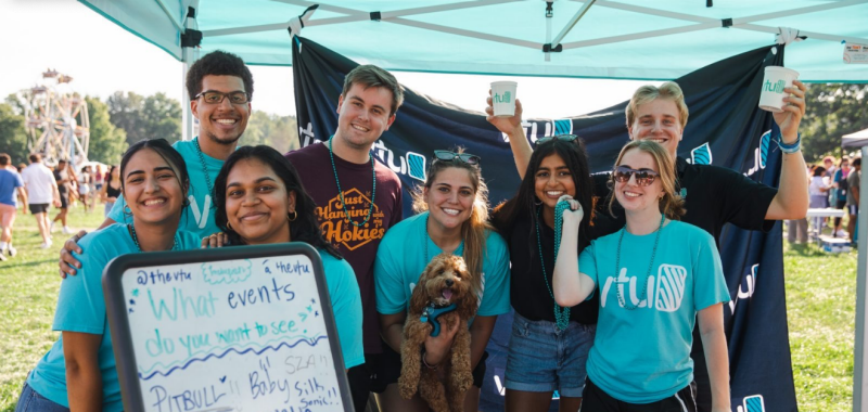 Virginia Tech Union Students at Gobblerfest