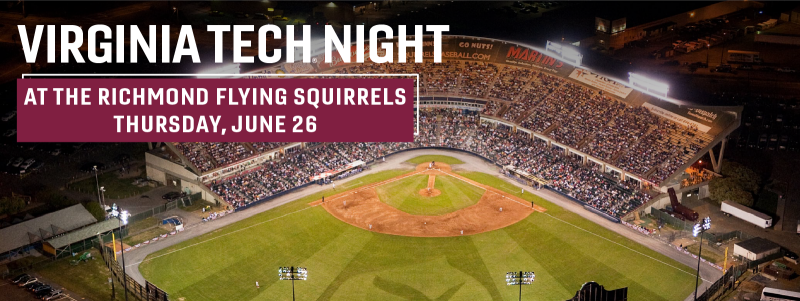 Virginia Tech Night at the Richmond Flying Squirrels