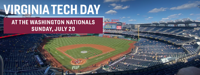 Virginia Tech Day at the Washington Nationals