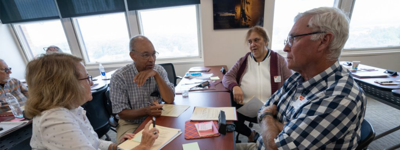 Cornerstone Alumni at a workshop