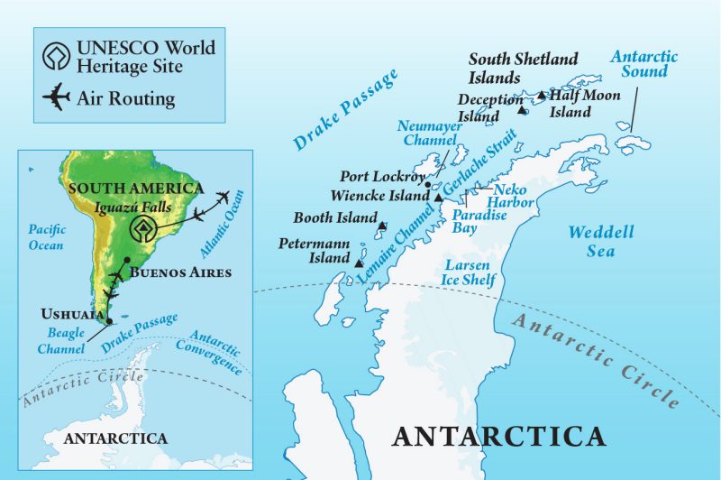 Antarctica Map