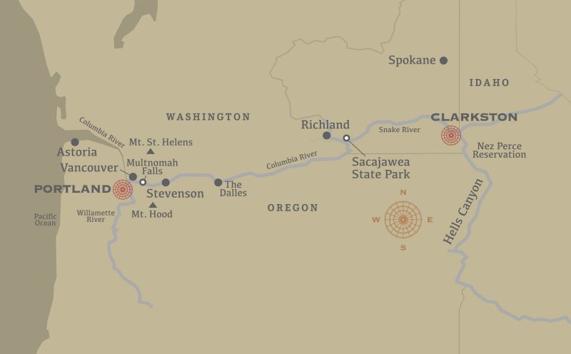 Great Pacific Northwest Map