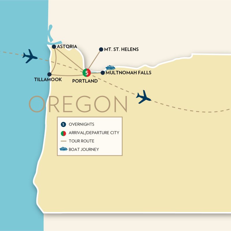 Oregon Trails Map