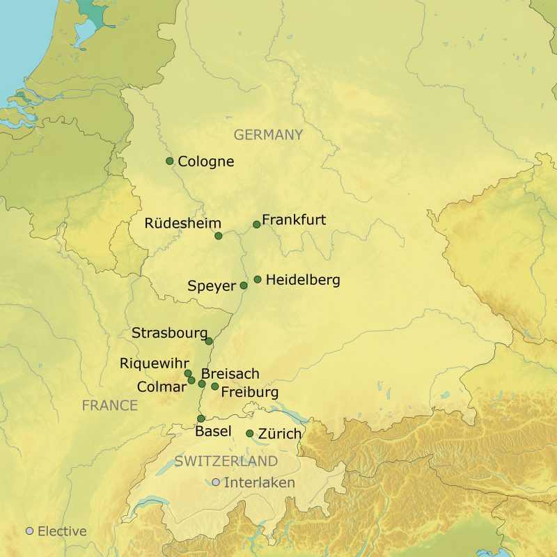 Map of Trip Route