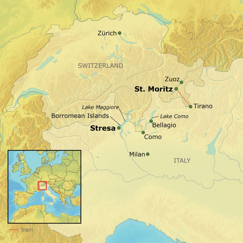 Map of Trip Route