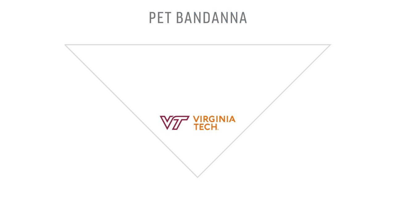 Virginia Tech bandanna
