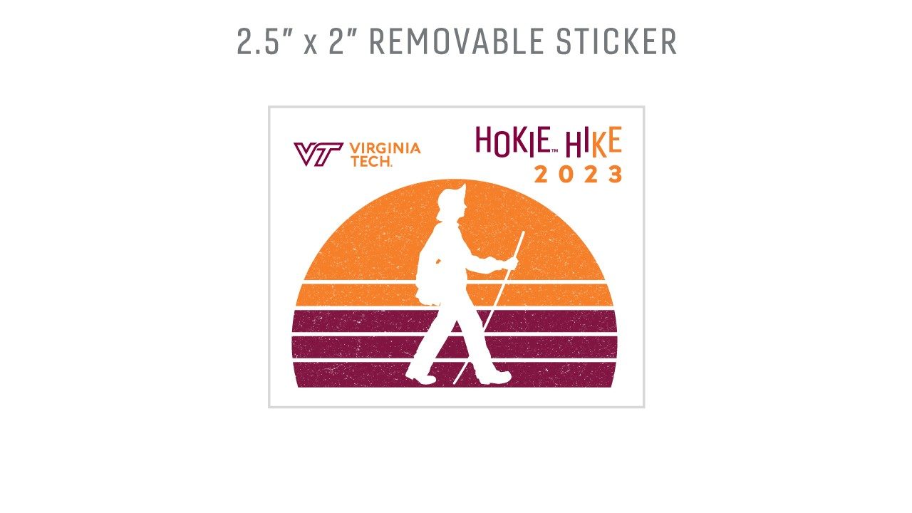 Hokie Hike sticker