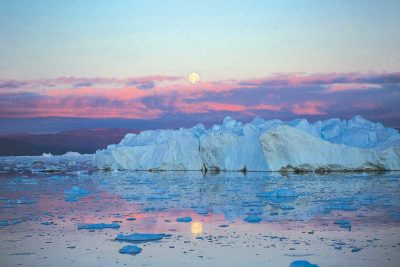 An iceberg on the coast of Iceland